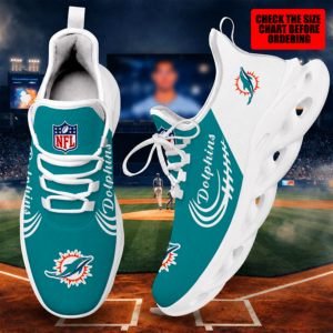 Limited Edition – Customized NFL Miami Dolphins Max Soul Shoes TTH210794