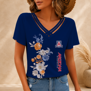 Limited Edition – Customized NCAA Arizona Wildcats V-Neck Shirt TTH210746