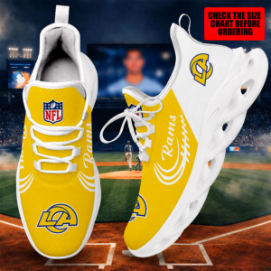 Limited Edition – Customized NFL Los Angeles Rams Max Soul Shoes TTH210794
