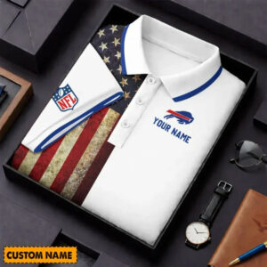 Limited Edition – Customized NFL Buffalo Bills Us Flag Polo Shirt TTH210744