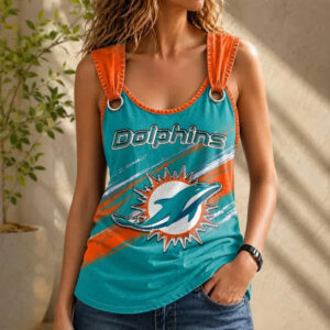 Limited Edition – Customized NFL Miami Dolphins O-Ring Shoulder Tank Top TTH210762