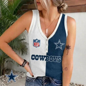 Limited Edition – Customized NFL Dallas Cowboys Women’s V-Neck Tank Top TTH210797