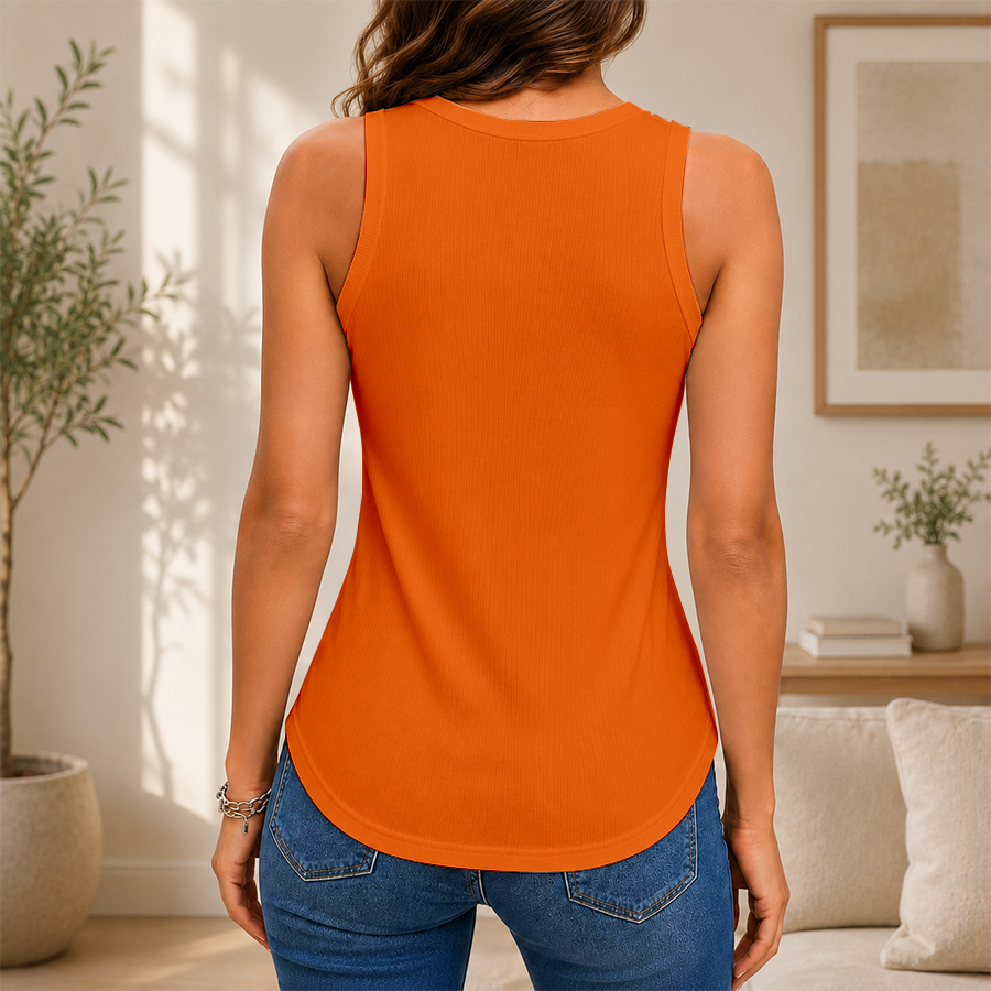 Limited Edition – Customized NCAA Miami Hurricanes Women’s V-Neck Tank Top TTH210771 - Image 2