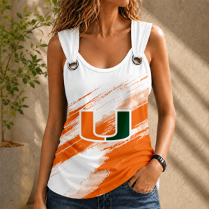 Limited Edition – Customized NCAA Miami Hurricanes O-Ring Shoulder Tank Top TTH210765