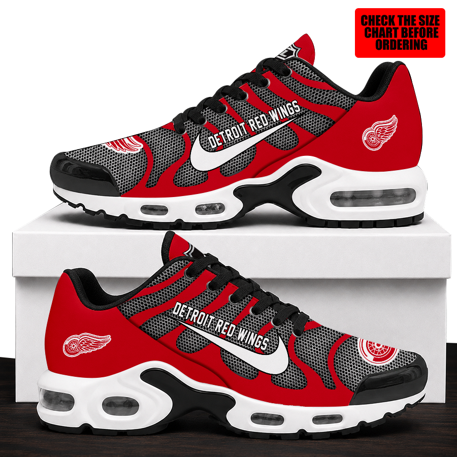 Limited Edition – Customized NHL Detroit Red Wings Air Max Plus Sneakers TTH210770