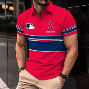 Limited Edition – Customized MLB Los Angeles Angels Polo Shirt TTH210761