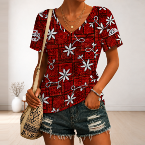 Limited Edition – Customized Elvis Presley V-Neck Female Shirt