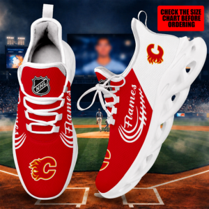 Limited Edition – Customized NHL Calgary Flames Max Soul Shoes TTH210788