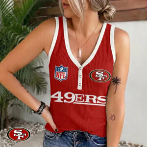 Limited Edition – Customized NFL San Francisco 49Ers Women’s V-Neck Tank Top TTH210764