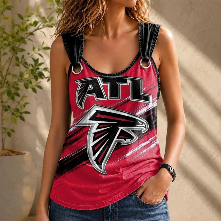 Limited Edition – Customized NFL Atlanta Falcons O-Ring Shoulder Tank Top TTH210762