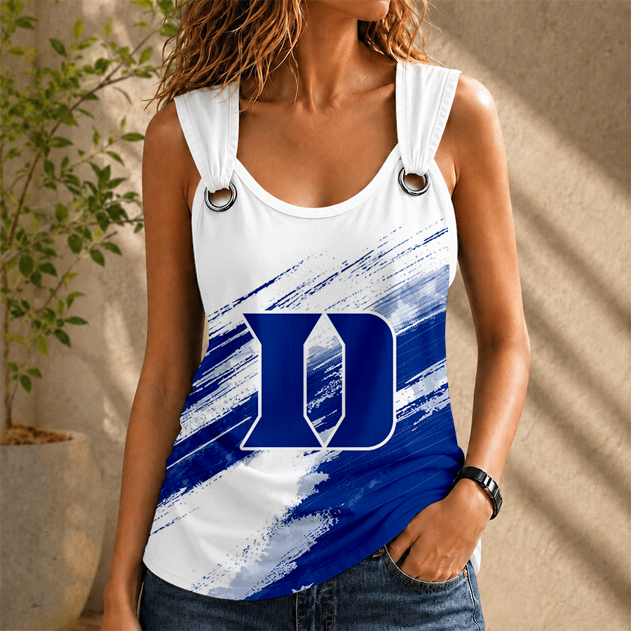Limited Edition – Customized NCAA Duke Blue Devils O-Ring Shoulder Tank Top TTH210789
