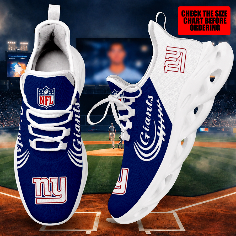 Limited Edition – Customized NFL New York Giants Max Soul Shoes TTH210794
