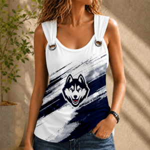 Limited Edition – Customized NCAA Uconn Huskies O-Ring Shoulder Tank Top TTH210798
