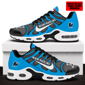 Limited Edition – Customized MLB Miami Marlins Air Max Plus Sneakers TTH210778