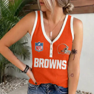Limited Edition – Customized NFL Cleveland Browns Women’s V-Neck Tank Top TTH210764