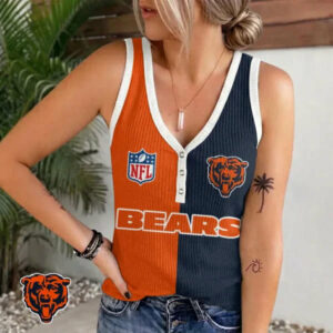 Limited Edition – Customized NFL Chicago Bears Women’s V-Neck Tank Top TTH210797