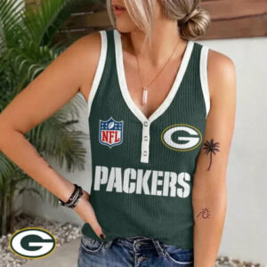 Limited Edition – Customized NFL Green Bay Packers Women’s V-Neck Tank Top TTH210764