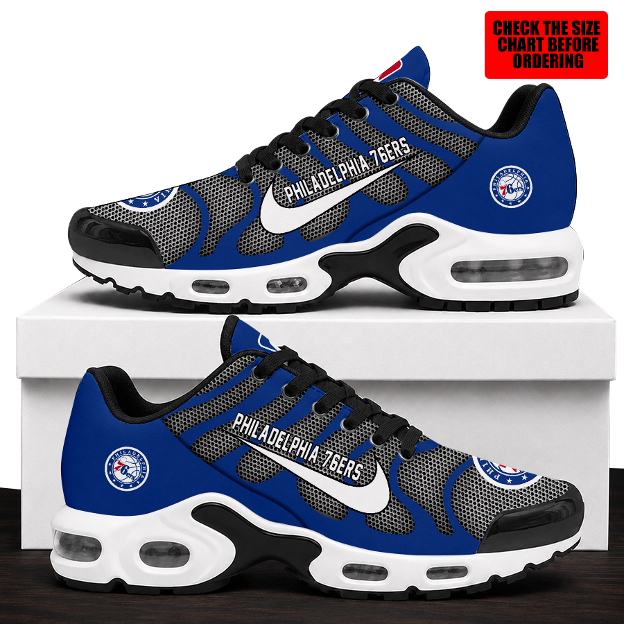 Limited Edition – New Customized NBA Philadelphia 76Ers Air Max Plus Sneakers TTH210786