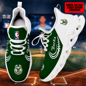 Limited Edition – Customized NBA Milwaukee Bucks Max Soul Shoes TTH210793