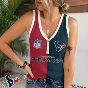 Limited Edition – Customized NFL Houston Texans Women’s V-Neck Tank Top TTH210797