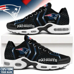 Limited Edition – Customized NFL New England Patriots Air Max Plus Sneakers TTH210777