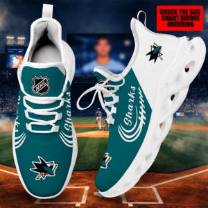 Limited Edition – Customized NHL San Jose Sharks Max Soul Shoes TTH210788