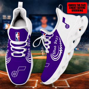 Limited Edition – Customized NBA Utah Jazz Max Soul Shoes TTH210793