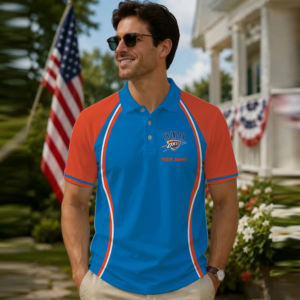 Limited Edition – Customized NBA Oklahoma City Thunder Polo Shirt TTH210763