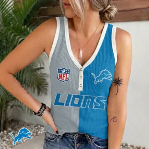 Limited Edition – Customized NFL Detroit Lions Women’s V-Neck Tank Top TTH210797