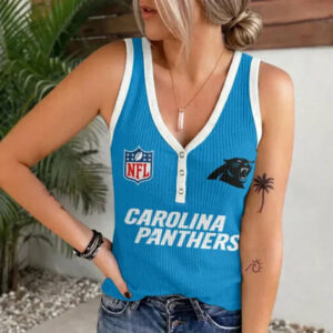 Limited Edition – Customized NFL Carolina Panthers Women’s V-Neck Tank Top TTH210764