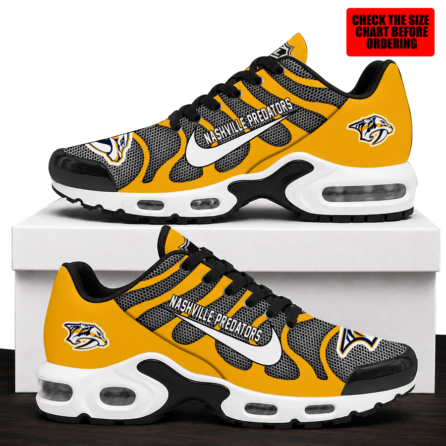 Limited Edition – Customized NHL Nashville Predators Air Max Plus Sneakers TTH210770