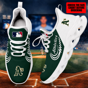 Limited Edition – Customized MLB Oakland Athletics Max Soul Shoes TTH210785