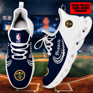Limited Edition – Customized NBA Denver Nuggets Max Soul Shoes TTH210793