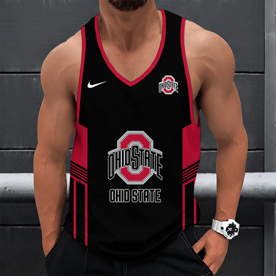 Limited Edition – Customized NCAA Ohio State Buckeyes Strappy Unisex Tank Top 210780