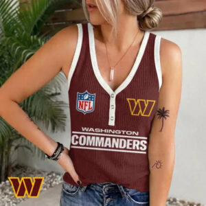 Limited Edition – Customized NFL Washington Commanders Women’s V-Neck Tank Top TTH210764