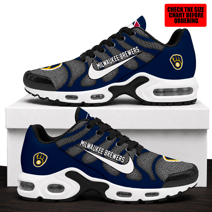 Limited Edition – Customized MLB Milwaukee Brewers Air Max Plus Sneakers TTH210778