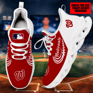 Limited Edition – Customized MLB Washington Nationals Max Soul Shoes TTH210785