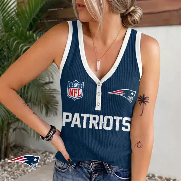 Limited Edition – Customized NFL New England Patriots Women’s V-Neck Tank Top TTH210764