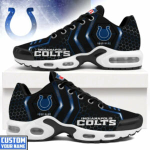 Limited Edition – Customized NFL Indianapolis Colts Air Max Plus Sneakers TTH210777