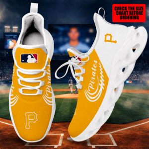 Limited Edition – Customized MLB Pittsburgh Pirates Max Soul Shoes TTH210785