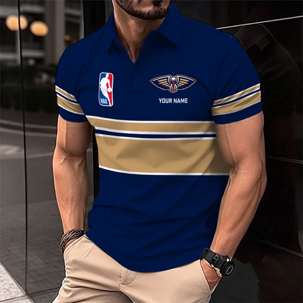 Limited Edition – Customized NBA New Orleans Pelicans Polo Shirt TTH210779