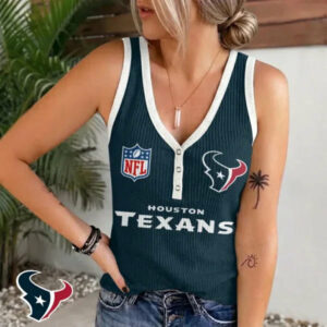 Limited Edition – Customized NFL Houston Texans Women’s V-Neck Tank Top TTH210764
