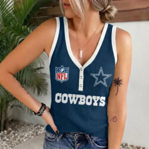 Limited Edition – Customized NFL Dallas Cowboys Women’s V-Neck Tank Top TTH210764
