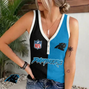 Limited Edition – Customized NFL Carolina Panthers Women’s V-Neck Tank Top TTH210797