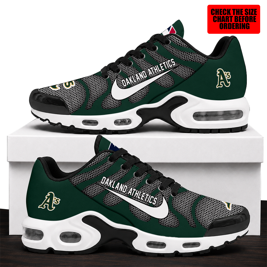 Limited Edition – Customized MLB Oakland Athletics Air Max Plus Sneakers TTH210778