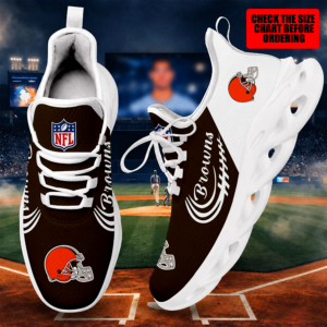Limited Edition – Customized NFL Cleveland Browns Max Soul Shoes TTH210794