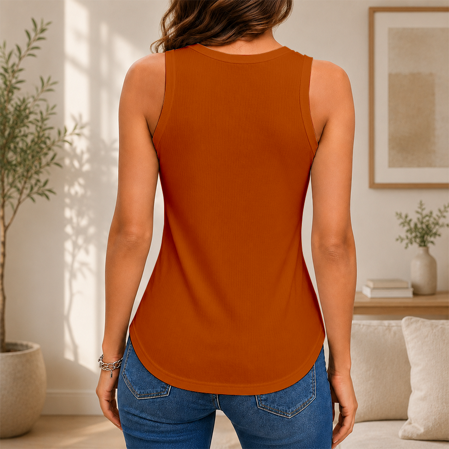 Limited Edition – Customized NCAA Texas Longhorns Women’s V-Neck Tank Top TTH210774 - Image 2