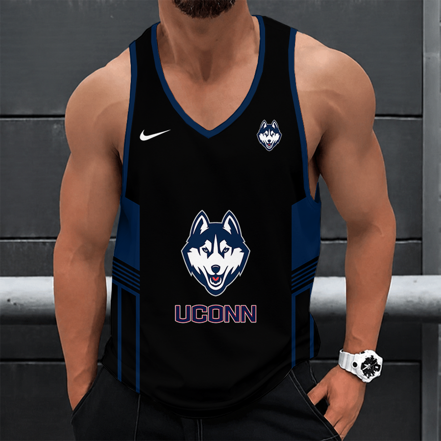 Limited Edition – Customized NCAA Uconn Huskies Strappy Unisex Tank Top 210780