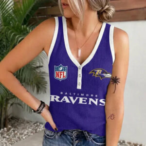 Limited Edition – Customized NFL Baltimore Ravens Women’s V-Neck Tank Top TTH210764