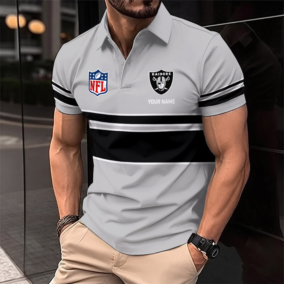 Limited Edition – Customized NFL Las Vegas Raiders Polo Shirt TTH2107100